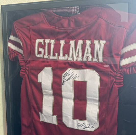 Authentic Signed Jersey in Case