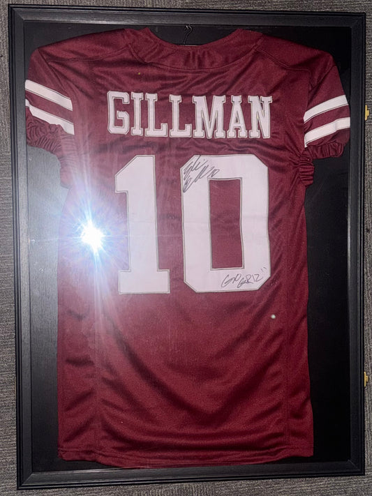Authentic Signed Jersey in Case